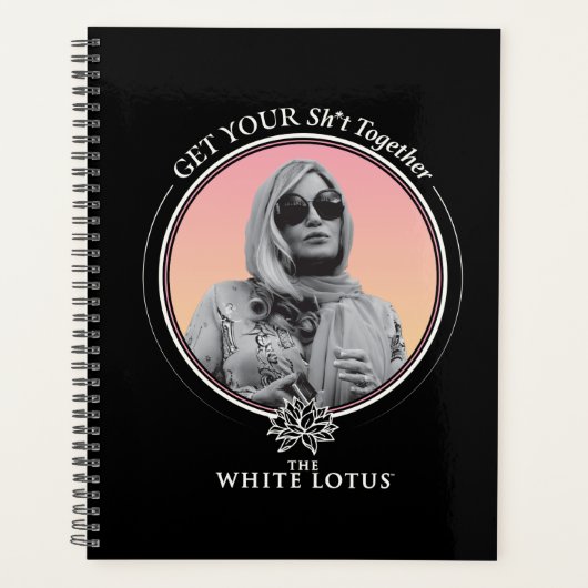 Haal je sh * t bij elkaar - De witte lotus Planner (Voorkant)