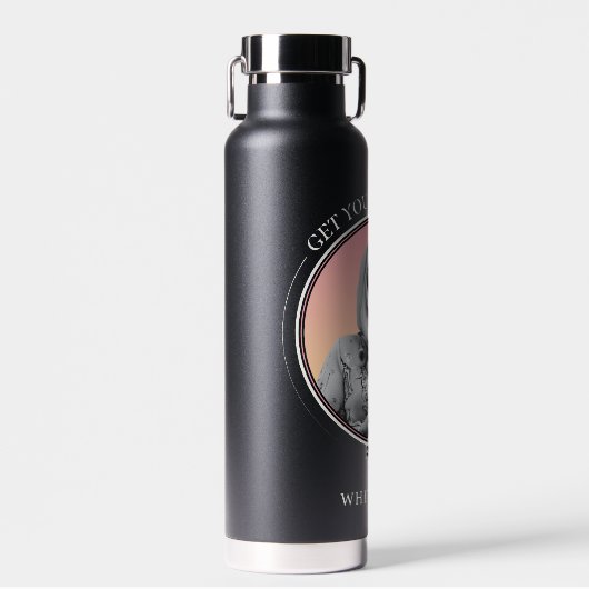 Haal je sh * t bij elkaar - De witte lotus Waterfles (Voorkant)