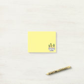 Haal je spullen in de rij post-it® notes (Op bureau)