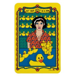 Haal je spullen in een row_B_4x6 koelkast magneet