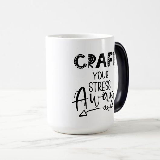 Haal je stress weg magische mok (Voorkant rechts)