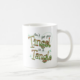 Haal je Tinsel niet in een Tangle kerstcadeau Koffiemok