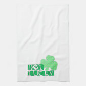 Haal Lucky L Clover Shamrocks St Patty K Towel Theedoek (Verticaal)
