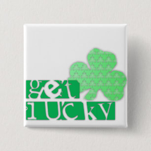 Haal Lucky L Clover Shamrocks St Patty S Button