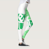 Haal Lucky L Clover Shamrocks St Patty W Leggings (Rechts)