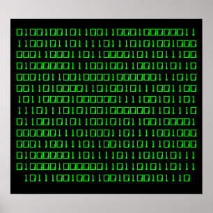Haal meer uit - Binary Code poster