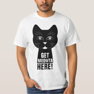 Haal Meowta hier grappig Kat T-shirt