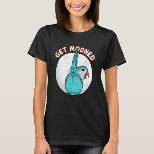 Haal Mooned I Parrot Underfluffies I Blue Monk Par T-shirt