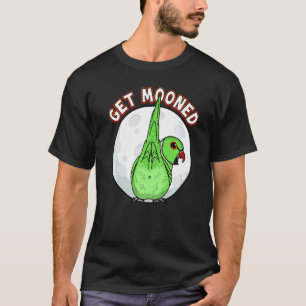 Haal Mooned I Parrot Underfluffies I Green Indian T-shirt