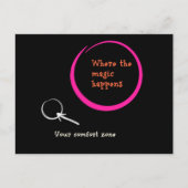 Haal uit uw Comfort Zone Briefkaart (Voorkant)