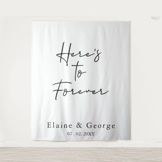 Haalt voor eeuwig de Achtergrond van de Foto van h Wandkleed (Voorkant)