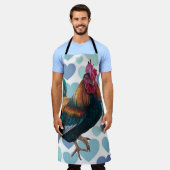 Haan All-Over Print Keuken Schort (Gedragen)