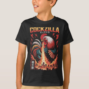 Haan Art Japanesechicken Schattigee kippenliefhebb T-shirt