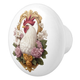 Haan & bloemen Heraldic Crest Keramische Knop