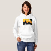 Haan Boerderij Landschap Vrouwen Hoodie (Voorkant volledig)