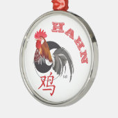Haan Chinees - Sterrenbeeld Ornament (Links)