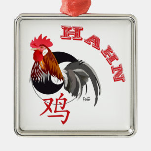 Haan Chinees - Sterrenbeeld Ornament