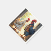 Haan en Hen Humor Servet (Hoek)