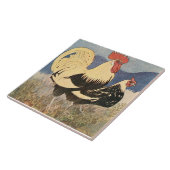  haan en kip tegeltje (Zijkant)