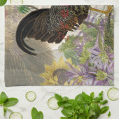  haan Franse collage Boerderij Pet Theedoek (Gevouwen)