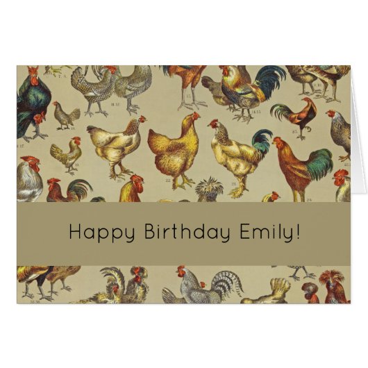 haan kippendier Boerderij landdier (Voorkant Horizontaal)