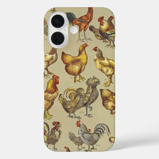 haan kippendier Boerderij landdier Case-Mate iPhone Case (Achterkant)