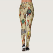 haan kippendier Boerderij landdier Leggings (Achterkant)