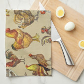 haan kippendier Boerderij landdier Theedoek (Quarter Fold)