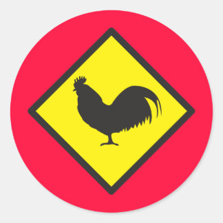 HAAN kruising Ronde Sticker