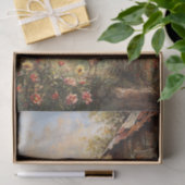 Haan op het Boerderij schilderij Decoupage Tissuepapier (Geschenk)