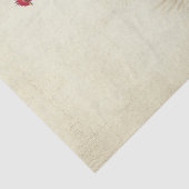 Haan op het dak Decoupage Tissuepapier (Detail)