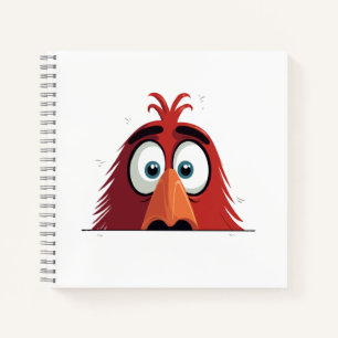 Haan Peeking Schattige Schattig Funny Animal Carto Notitieboek