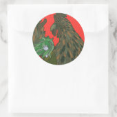 Haan Ronde Sticker (Tas)