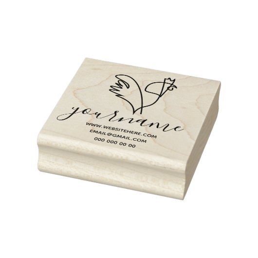 Haan Rubberstempel (Stempel)