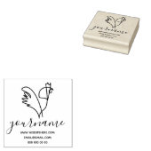 Haan Rubberstempel (Gestempeld)