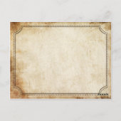  haan rustieke land tafel nummer Kaart (Achterkant)