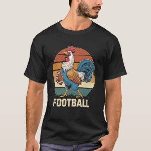 haan speelt American Football retro vintage ro T-shirt