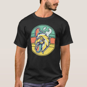 Haantje Sigaret Roken Boerderij Dier Boer Kuiken T-shirt