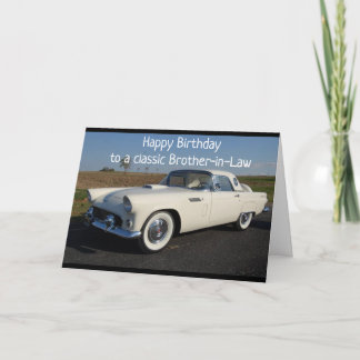 "HAAPPY BIRTHDAY" IN EEN "CLASSIC"-BROEDWEERGAVE KAART