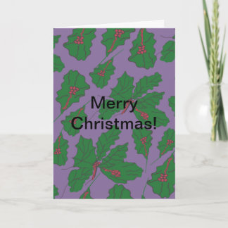 Haapy Holly Days Kaart