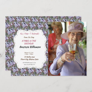 HAAR 1E VERJAARDAG INVITE KAART