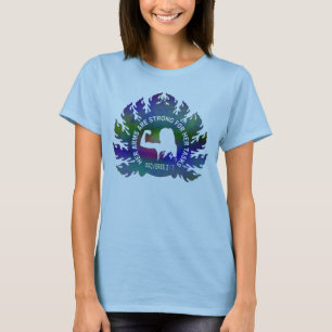 Haar armen zijn sterk Christelijk geloof Spreuken T-shirt