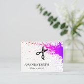 Haar Artistry Express Spatter Salon Scissors Visitekaartje (Staand voorkant)