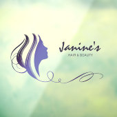 Haar & Beauty Silhouette Bue ID873 Raamsticker (Vel 3)