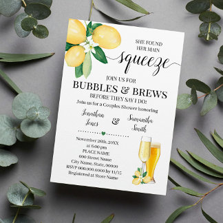 Haar belangrijkste squeeze bubbles & brouwt vrijge kaart