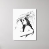 Haar beschermer engelen canvas print (Voorkant)