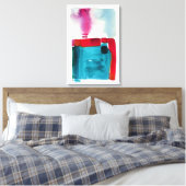 Haar boven canvas afdruk (Insitu (Slaapkamer))