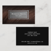 Haar | Brunette Visitekaartje (Voorkant / Achterkant)