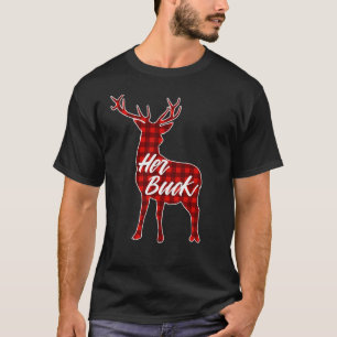 Haar Buck  Matching Paren Kerst Pajama T-shirt