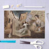 Haar dagboek ontlepagina tissuepapier (Craft)